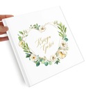Гостевая книга на свадьбу, белые открытки и фотокабина Instax Polaroid