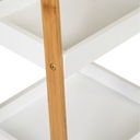 Regał szafka stoliczek nocny 3 półki bambusowy stelaż Głębokość mebla 34.5 cm
