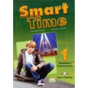 Рабочая тетрадь по английскому языку и книга по грамматике Smart Time 1
