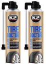 2X K2 TIRE DOCTOR ЗАПАСНЫЕ ШИНЫ СПРЕЙ 500 МЛ 2 ШТ. ШИННЫЙ ГЕРМЕТИК