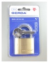 Замок навесной GERDA BRASS LINE KMZ S5010A ЛАТУНЬ 50ММ