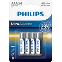 Ультращелочная батарея Philips AAA/LR03