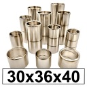 ŁOŻYSKO ŚLIZGOWE TULEJA MOSIĘŻNA PBM E60 30x36x40