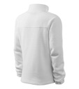 Damska bluza polarowa, rozpinana na suwak, kieszenie RIMECK 504 biały XL
