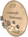 Tablica nagrobna tabliczka GRAWEROWANA GRUBA 3 mm