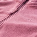 Martes dámska mikina rozopínateľná veľkosť XXL Dominujúca farba ružová