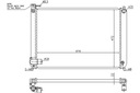 NIS646913 RADUADOR DEL MOTOR (Z ELEMENTAMI MONTAZOW 