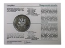 20 zł 2013 Żubr w blistrze - srebrna moneta kolekcjonerska Stan opakowania oryginalne