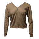 СВИТЕР ЖЕНСКИЙ, БЕЖЕВЫЙ ПРИСТРАИВАЕМЫЙ КАРДИГАН, размер 42