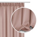 Шторы 140x270 пудра VIVA лента