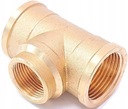ТРОЙНИК ПЕРЕХОДНОЙ ЛАТУННЫЙ 1x1/2x1 ДЮЙМ STRONG PL