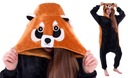 ПИЖАМА RED PANDA Цельный комбинезон кигуруми XXL 183-195 см