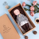 Ručne vyrobená figúrka bábiky Astoria 25 cm Waldorfská bábika Efekty žiadne