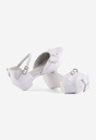 Туфли для первого причастия для девочек, белые балетки.