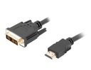 КАБЕЛЬ LB DVI-HDMI, 7,5 м, F HD, 60 Гц, ОДИНОЧНЫЙ ЖИДКИЙ КАБЕЛЬ