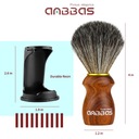 ANBBAS 3in1 Набор помазков для бритья с синтетической щетиной в подарок для