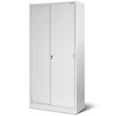 Шкаф офисный металлический с раздвижными дверцами 90/40/185х серый