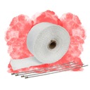 ТЕРМОЛЕНТА БЕЛАЯ 1ММ 10 МЕТРОВ + СВЯЗКИ