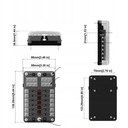 BLOQUE CUERPO FUSIBLES RANURA DC 12V-32V 