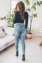 Priliehavé dámske džínsové nohavice stan XS Strih rúry