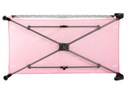 Cestovná postieľka MoMi 65 x 125 cm odtiene ružovej Hrdina žiadny