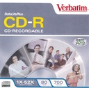 Verbatim CD-R DataLifePlus Super AZO Япония, 1 шт.