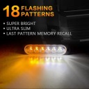 12V 24V LED (СВІТЛОДІОД) СВІТЛО STROBOSKOPOWE БЛИМАЮЧА РЕШІТКА AWARYJNA 6LED (СВІТЛОДІОД) OSTRZEGA ВАНТАЖНИЙ АВТОМОБІЛЬ ПОЛІЦЕЙСЬКА  (17467368686) фото min 14