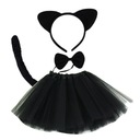 КОМПЛЕКТ ЮБКА + ПОВЯЗКА НА ГОЛОВУ НАряд КОШКИ 3-10 ЛЕТ