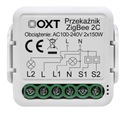 OXT Mini Przekaźnik 2 Obwody ZigBee TUYA Smart Life Zigbee2MQTT