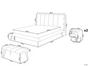 Комплект мебели для спальни 160х200, шкафы-скамьи