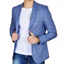 Эксклюзивная льняная мужская куртка в клетку MONDO