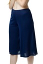 Dámske polhalkospodpánky Anastasia široká nohavica : Farba - Tmavomodrá, Rozm Dominujúca farba modrá