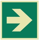 Знак НАПРАВЛЕНИЕ ПУТИ ЭВАКУАЦИИ ПРЯМАЯ СТРЕЛКА 1