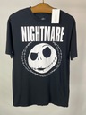 Pánske čierne tričko The Nightmare Before Christmas DISNEY veľ. L Dominujúci materiál bavlna