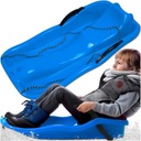 СИНИЕ САЛКИ С ПЛАСТИКОВЫМ ТОРМОЗОМ, РУЧКОЙ И СТРУНОЙ НА ЗИМУ