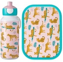 MEPAL ŚNIADANIÓWKA LUNCH BOX BIDON BUTELKA DZIECKA LEOPARD GEPARD ZESTAW