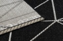 Ковер SINGLE RUG 80x150 треугольники черный #DEV1385