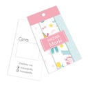 ЭТИКЕТКИ, ВЕШАЛКИ ДЛЯ ОДЕЖДЫ, отверстие, 100 шт.