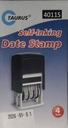 Самокрасящийся штамп с датой Taurus, новый 4011S, 4 мм.