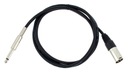 Микрофонный кабель XLR — Jack 6,3 мм, 1,5 м