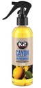 K2 CAYON DEOCAR LEMON Cytryna Zapach Samochodowy Atomizer cytrynowy 250ml