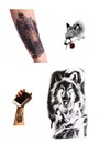Набор из 4х ВРЕМЕННЫХ татуировок, моющиеся, Волк Лесной волк