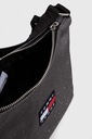 Tommy Jeans kabelka farba šedá AW0AW16068 Dominujúci vzor logo