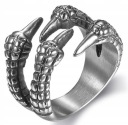 Модное кольцо-печатка «Когти дракона» в подарок