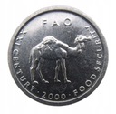 SOMALIA 10 SHILLINGS 2000 FAO WIELBŁĄD MENNICZA