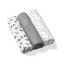 BABYONO СЕРЫЕ БАМБУКОВЫЕ ПОДГУЗНИКИ