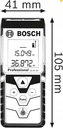 Vonkajší diaľkomer Bosch 31-60 m Maximálny rozsah 31 – 60
