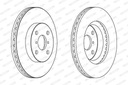 2X DISCOS DE FRENADO DAIHATSU CHARADE VIII 1.33 16V 11- 