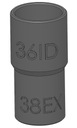 Адаптер для пылесоса Festool 36I 38E PURTON-SL 38 мм