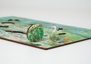 Drevené puzzle A4 Claude Monet &quot;Japonský mostík&quot; Zbierka Puzzle drewniane wycinane laserowo A4